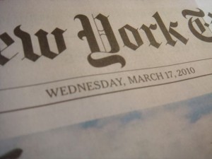 NY Times March 17, 2010