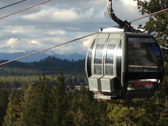 Heavenly Ski Resort gondola in Lake tahoe