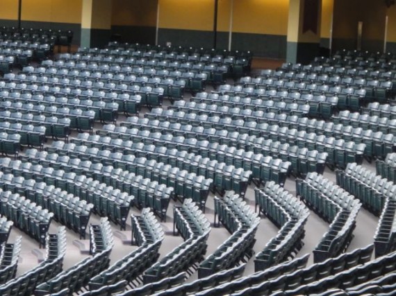 large stadium seating