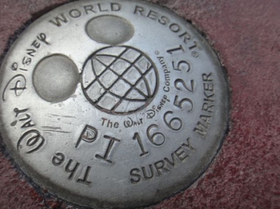 Walt Disney World survey marker