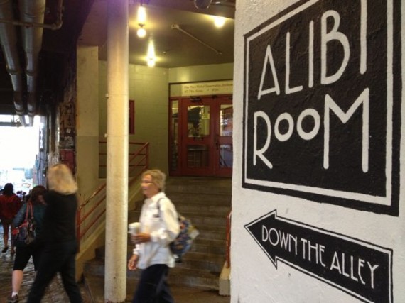 Alibi Room sign, Pike Place Market