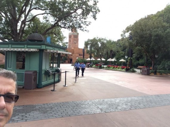 Epcot before it's open