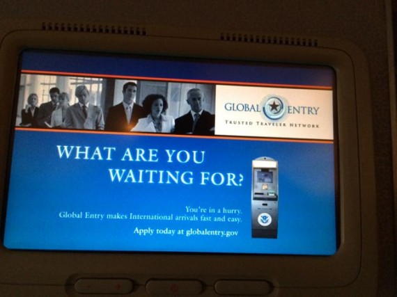 Global Entry advertisement