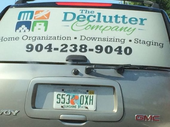 Small business entrepreneurs use their vehicles to promote