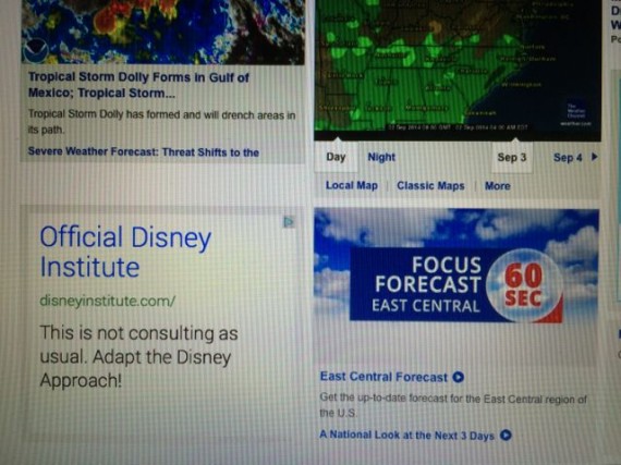 weather.com screen shot advertisements 