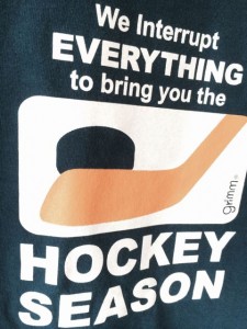 Funny Canadian Hockey tee shirt