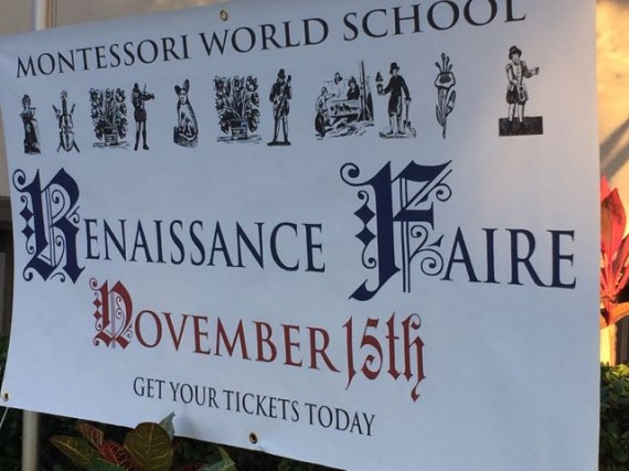 Renaissance Fair sign