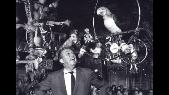 Walt Disney and the Tiki birds photo