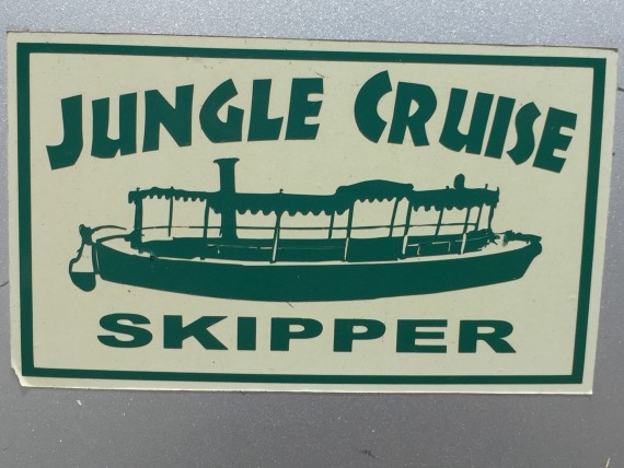 Disney Jungle Cruise boat bumper sticker