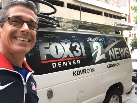 Fox 31 news van, Denver Colorado
