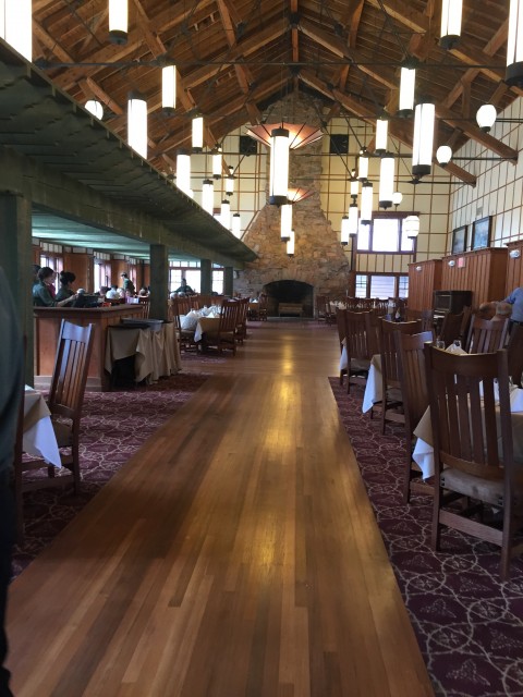 Ptarmigan Dining Room at Many Glacier Hotel