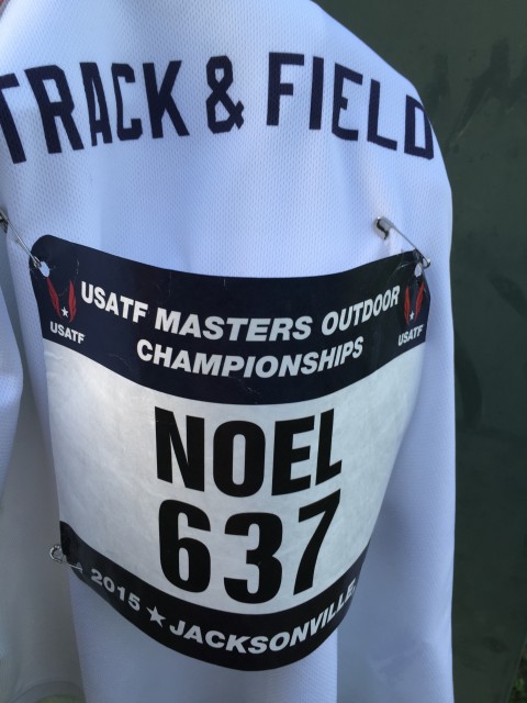 Masters Track 2015 race number