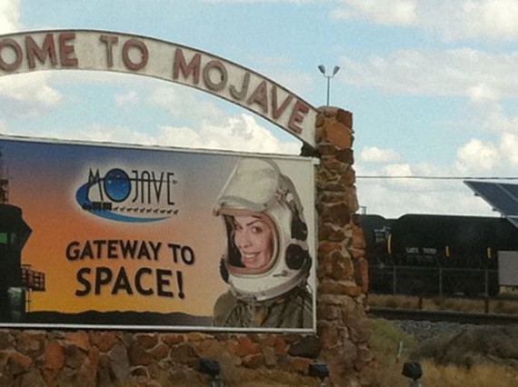 Mojave desert sign