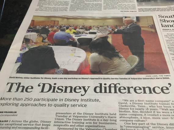The Disney Difference newspaper article