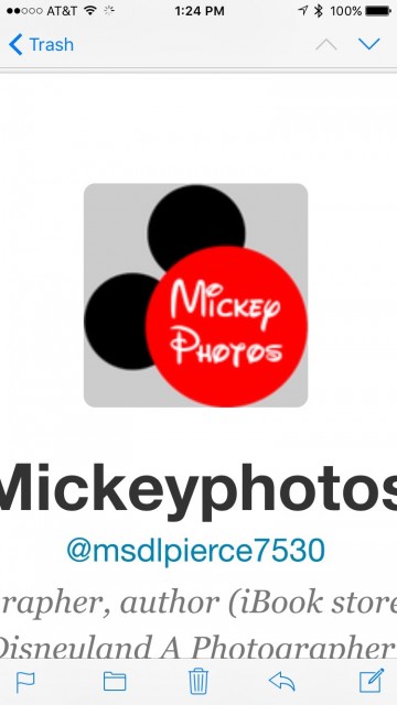 Twitter Mickey Mouse logo