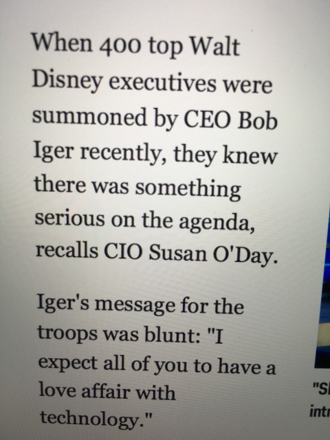 Disney Bob Iger quote