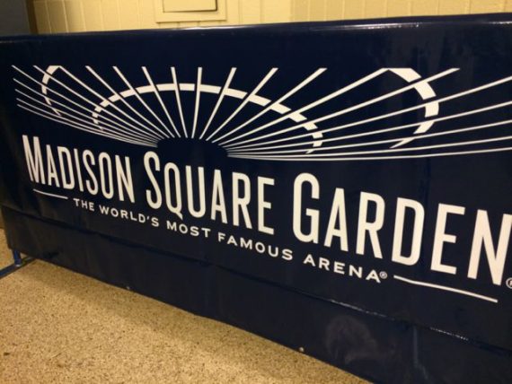 Madison Square garden Theater sign