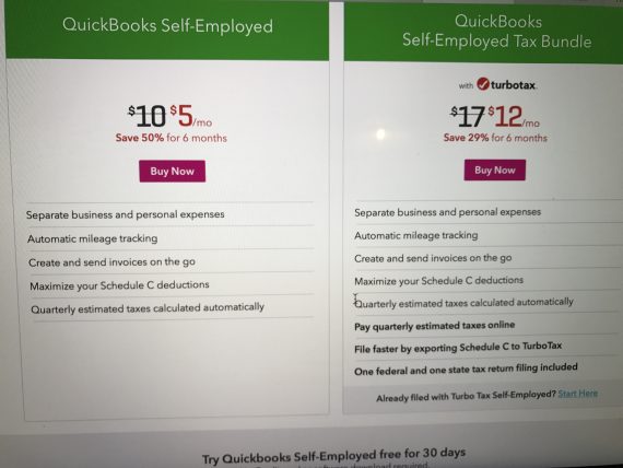 Quick books turbo tax combo