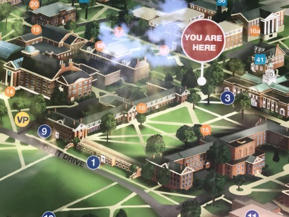 Bucknell University map