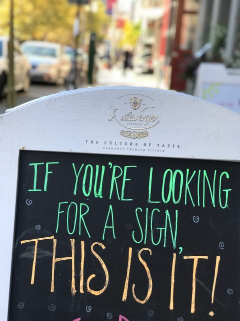 interesting signs in Philadelphia