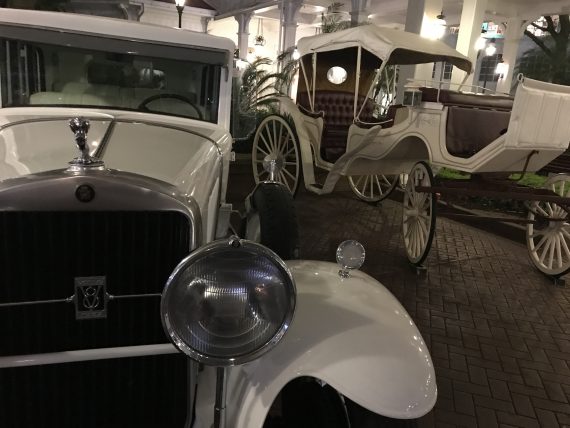 Disney's Grand Floridian vintage vehicles