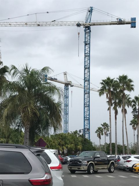 Disney World Construction cranes