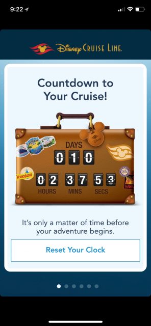 Disney Cruise Line countdown app