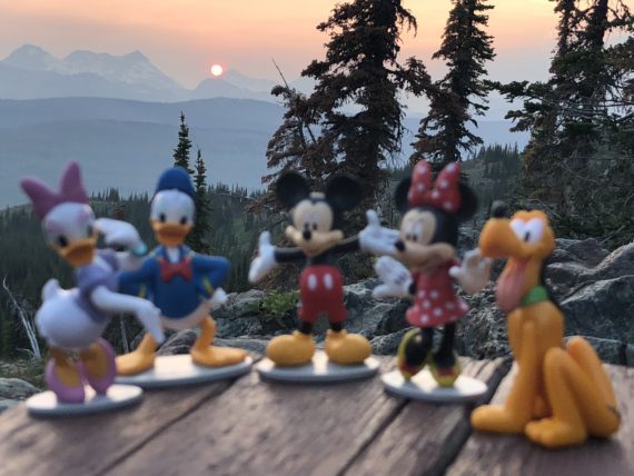 Disney Characters at Granite Park Chalet