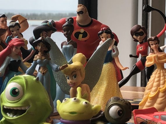 Disney plastic character toys