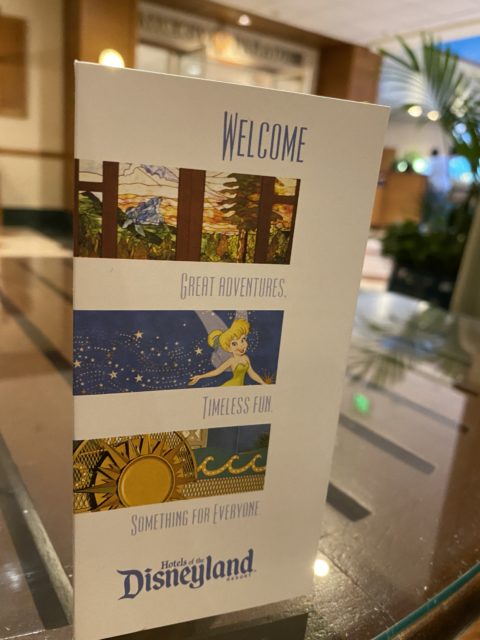 Paradise Pier hotel welcome/key packet