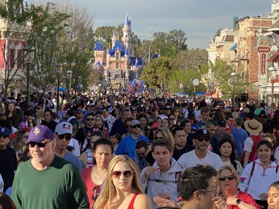 Disneyland crowd control