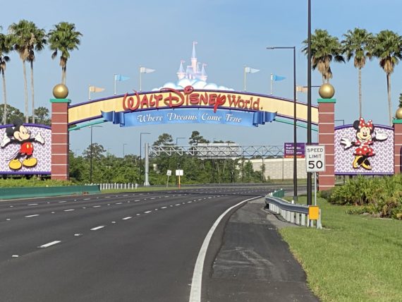 Walt Disney World entrance sign