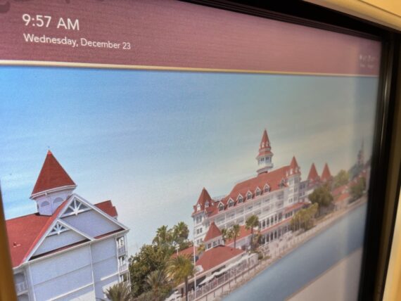Disney's Grand Floridian convention center event board