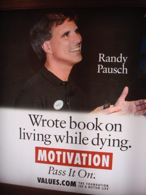 Advertisement for the Randy paunch the last lecture book
