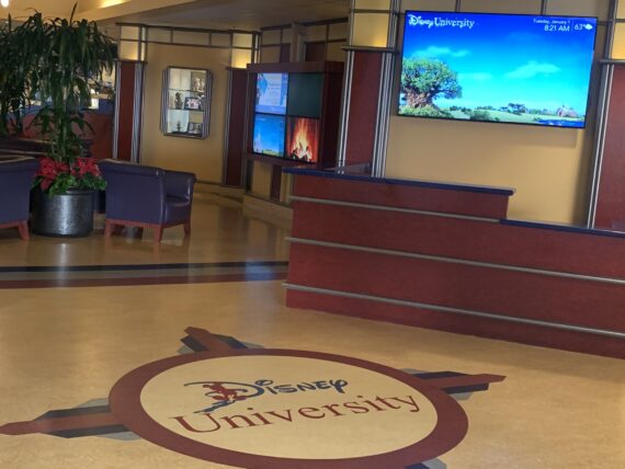 Disney University lobby
