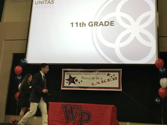High School academic awards stage