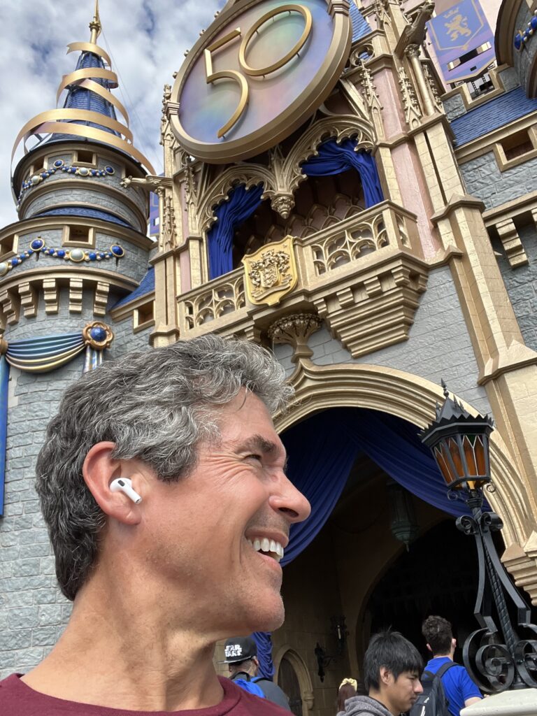 Disney Customer Service Speaker jeff noel at Cinderella Castle