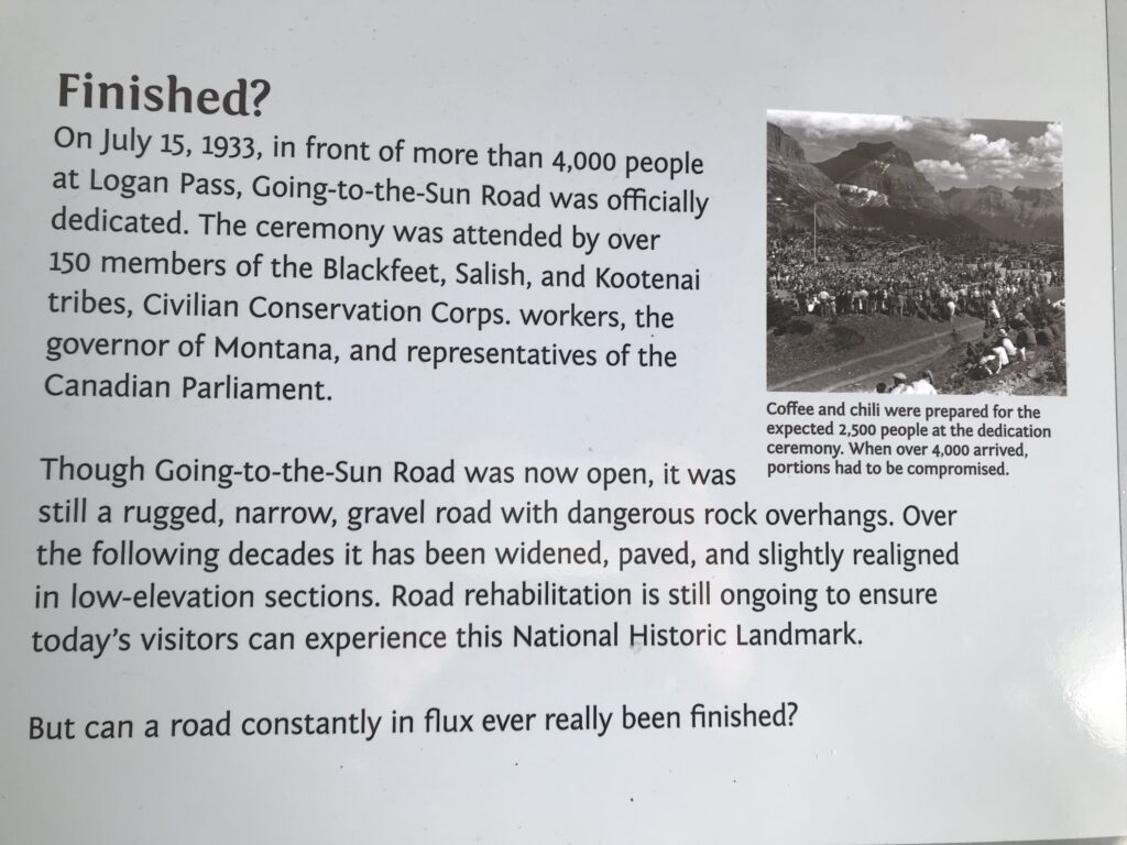 Mountain road history