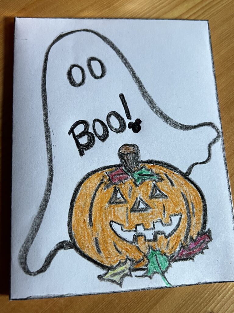 Handmade Halloween card