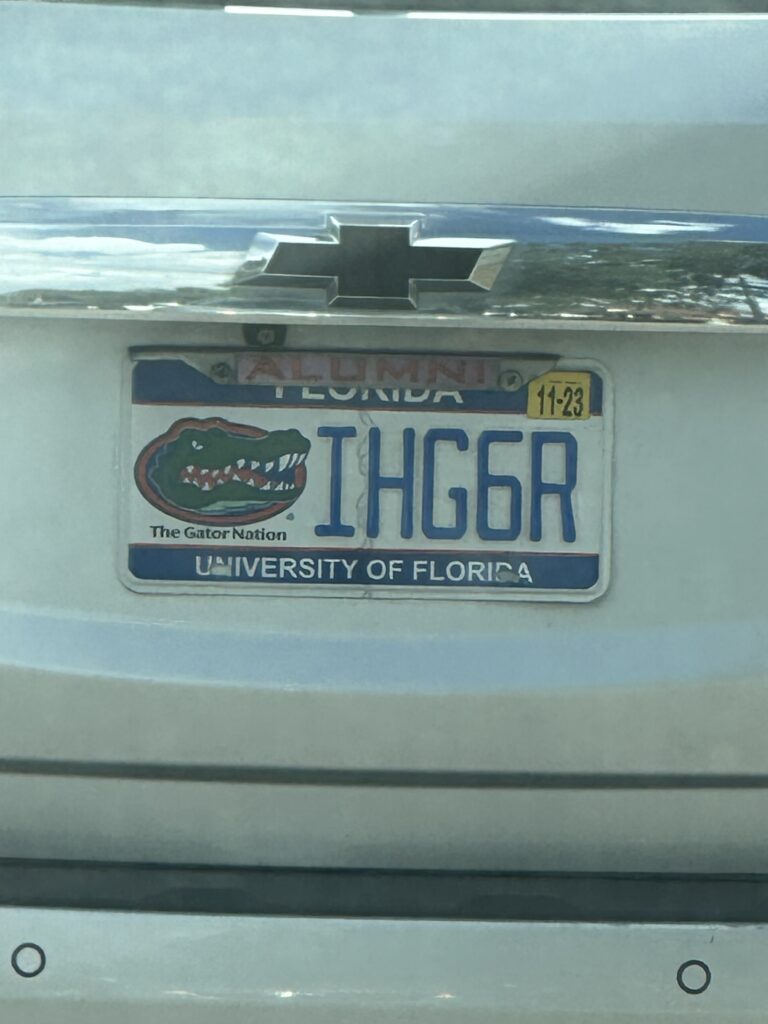 florida license plate 