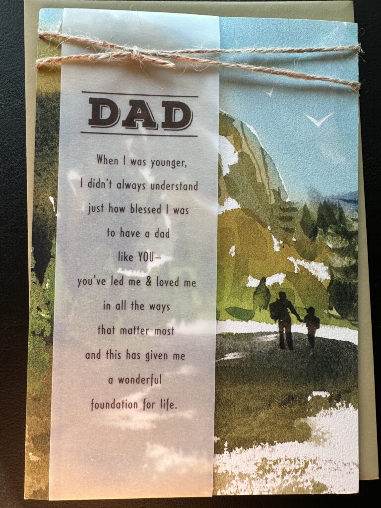 Father’s Day card