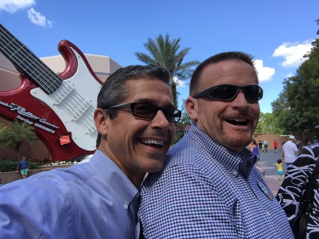 Disney Keynote Speaker Jeff noel with colleague Mark Matheis