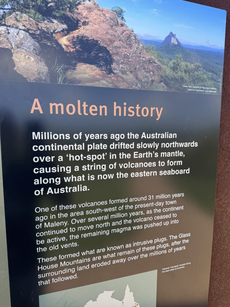 Australian national park sign