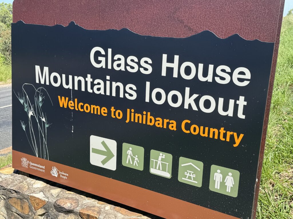 Australian national park sign