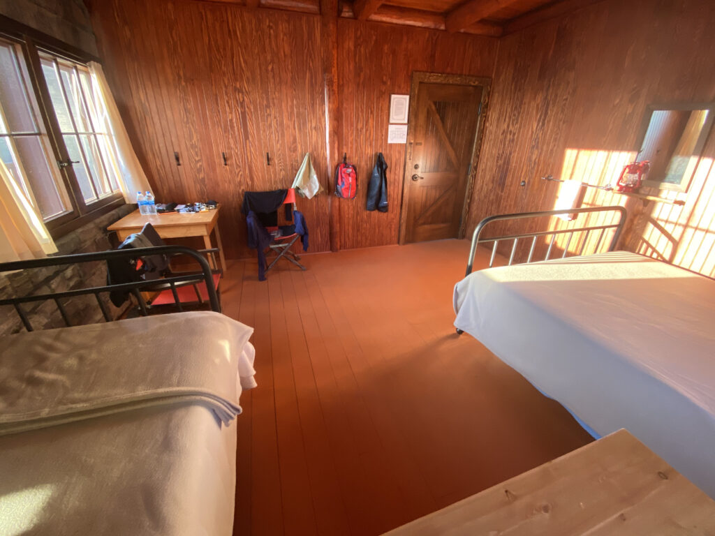 Mountain chalet bedroom