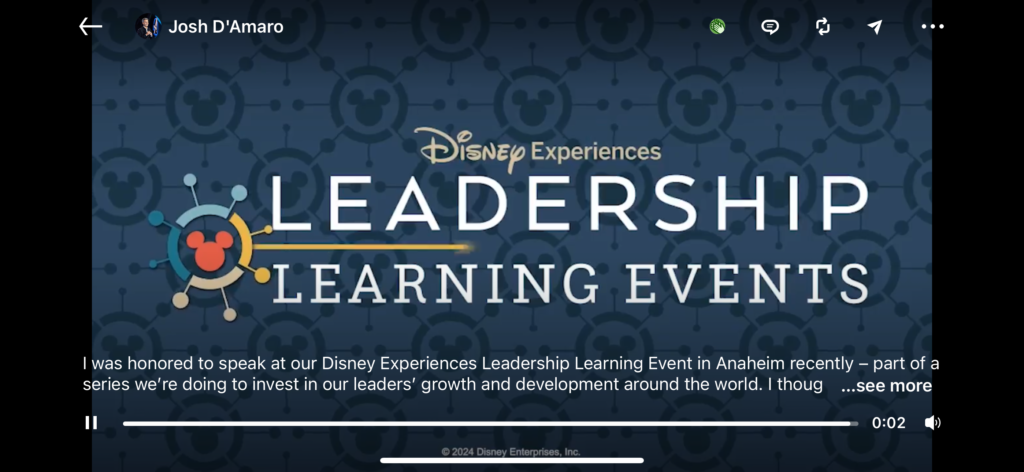 Disney leadership series