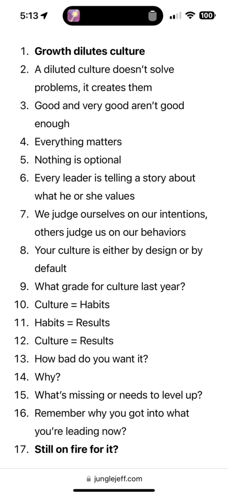 leadershipchecklist from Jeff noel