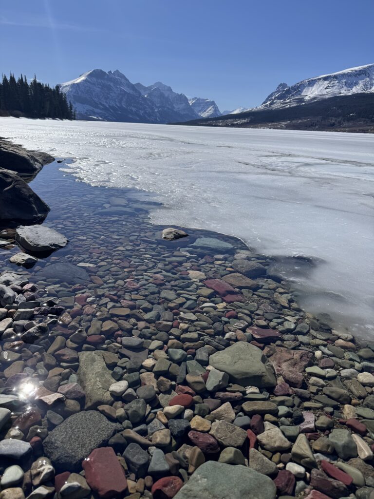 Frozen lake 