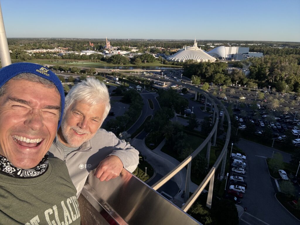 Two men at Disney World