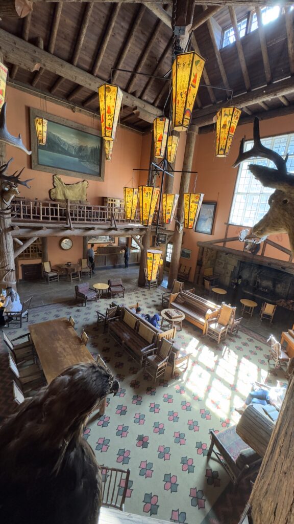 National Park Lodge lobby